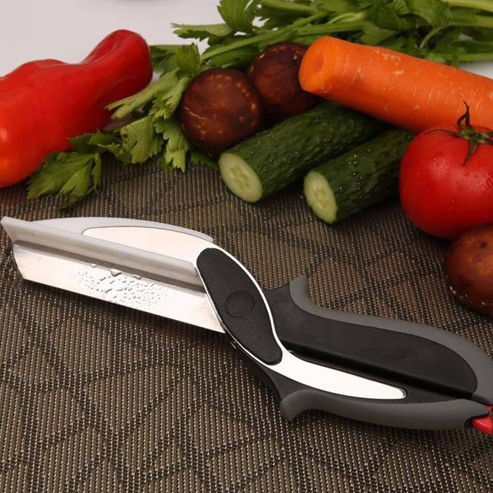 2 in 1 Stainless Steel Vegetable Shears & Slicer